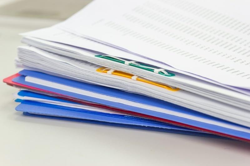pliki dokumentów papierowych