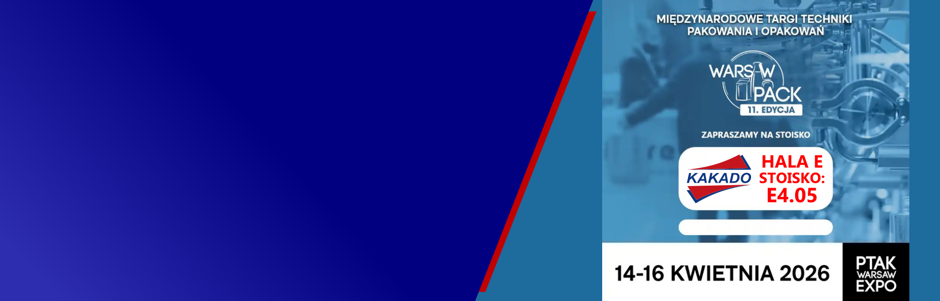 14 - 16 kwietnia 2026 - Targi WARSAW PACK